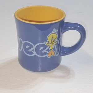 Tweety Blue and Yellow Coffee Mug
